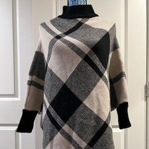 Gorgeous poncho like sweater brand new